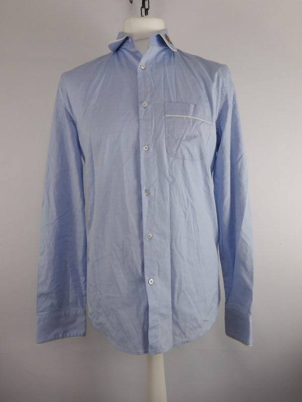 Gucci Shirt with Dragon Collar, Size 41/16