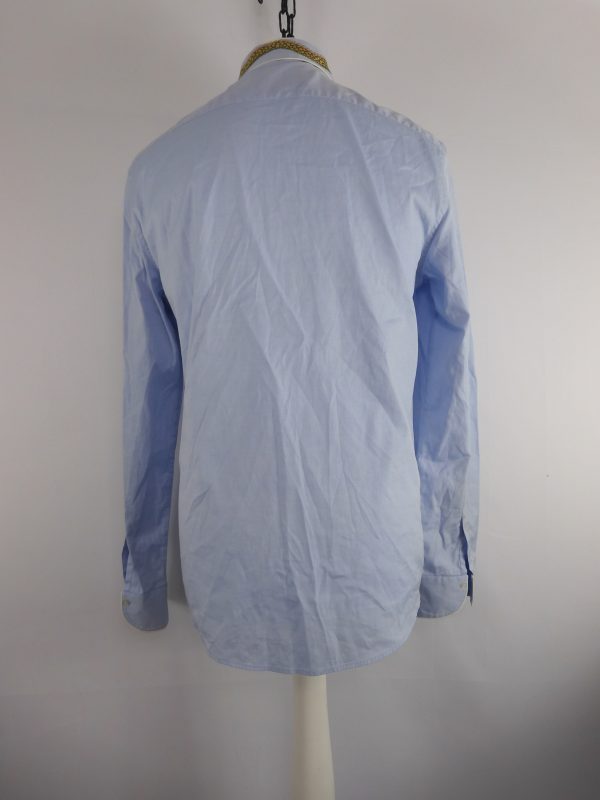 Gucci Shirt with Dragon Collar, Size 41/16 - Image 4