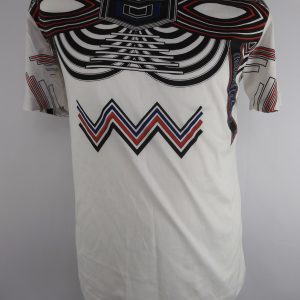Les Hommes Holy Mask Print T-Shirt, Size M.