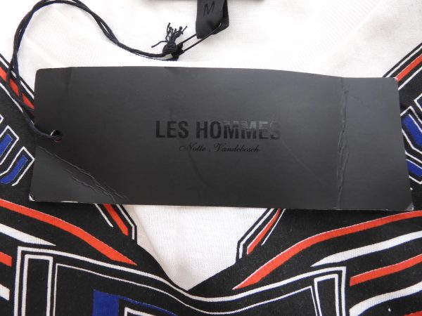 Les Hommes Holy Mask Print T-Shirt, Size M. - Image 8