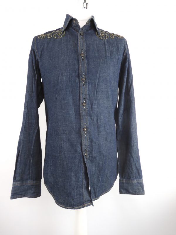Just Cavalli Denim Shirt, Size 48 (M).