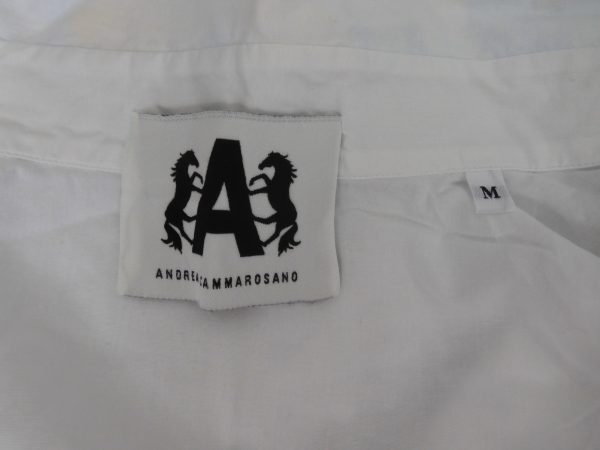 RARE Andrea Cammarosano Print Shirt, Size M - Image 6