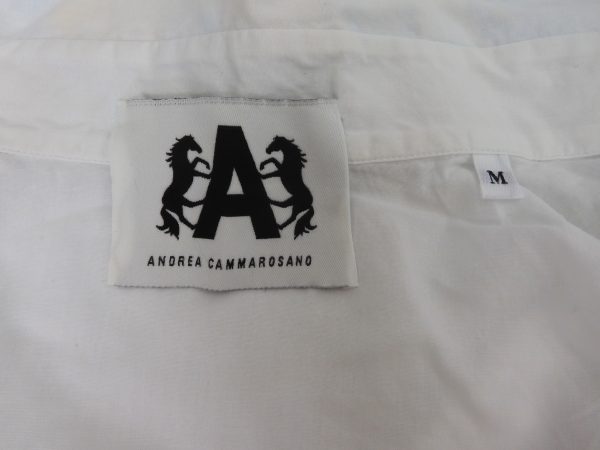 RARE Andrea Cammarosano Print Shirt, Size M - Image 7