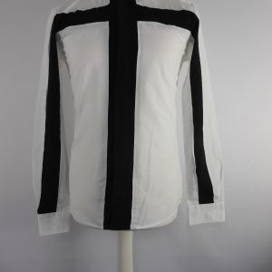 Givenchy Contrast Cross Shirt, Size 39 (15.5) M.