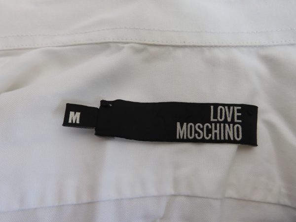 Love Moschino White Shirt, Size M. - Image 6