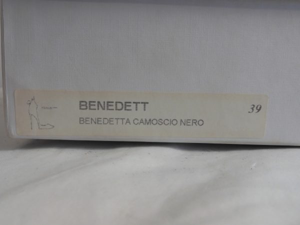 RARE Richard Braqo Benedetta Camoscio Nero, Size 39 (6) RRP - Image 8