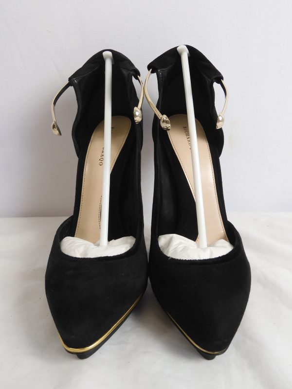 RARE Richard Braqo Coralle Camoscio Nero, Size 37.5 (4.5). RRP 490€ - Image 3