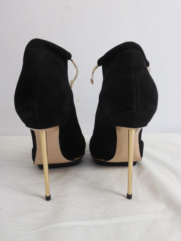 RARE Richard Braqo Coralle Camoscio Nero, Size 37.5 (4.5). RRP 490€ - Image 5