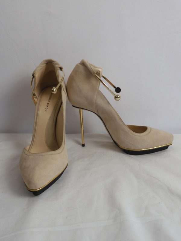 RARE Richard Braqo Coralle Nude, Size 38.5 (5.5) RRP 490€