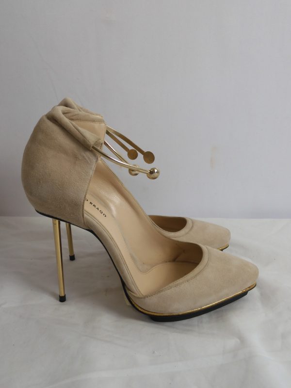 RARE Richard Braqo Coralle Nude, Size 38.5 (5.5) RRP 490€ - Image 4