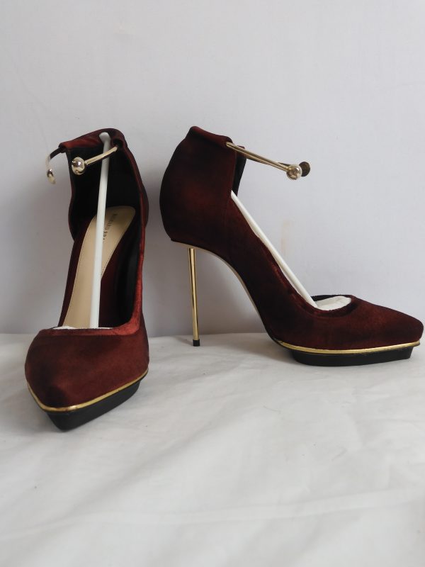 RARE Richard Braqo Coralle Rosso, Size 38.5 (5.5) RRP 490€