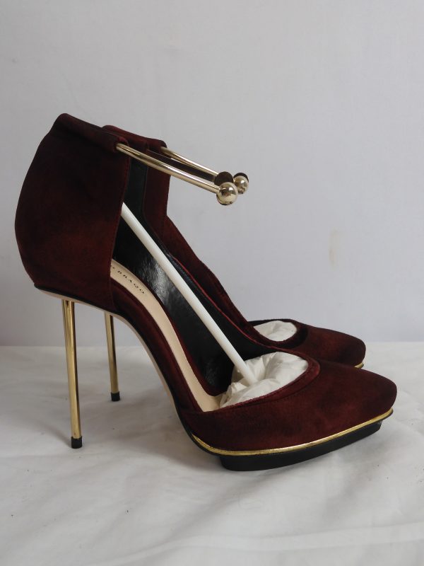 RARE Richard Braqo Coralle Rosso, Size 38.5 (5.5) RRP 490€ - Image 4