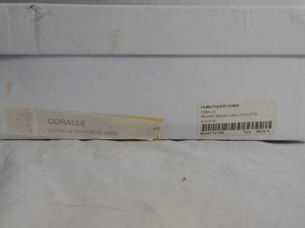 RARE Richard Braqo Coralle Nero, Size 40 (7) RRP 490€ - Image 7
