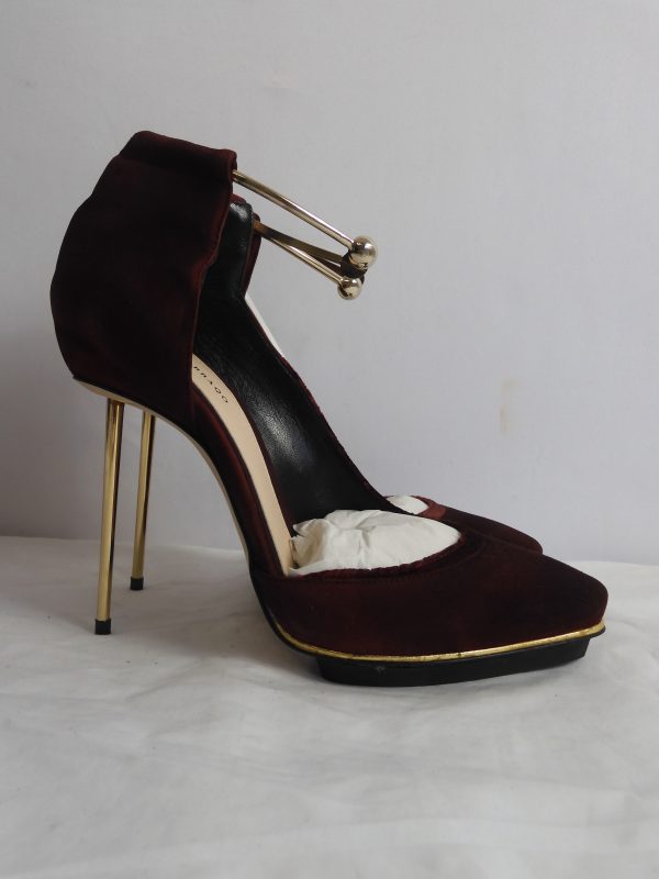 RARE Richard Braqo Coralle Rosso, Size 39.5 (6.5) - Image 4