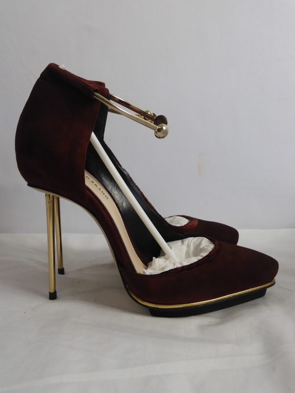 RARE Richard Braqo Coralle Rosso, Size 37.5 (4.5) - Image 4