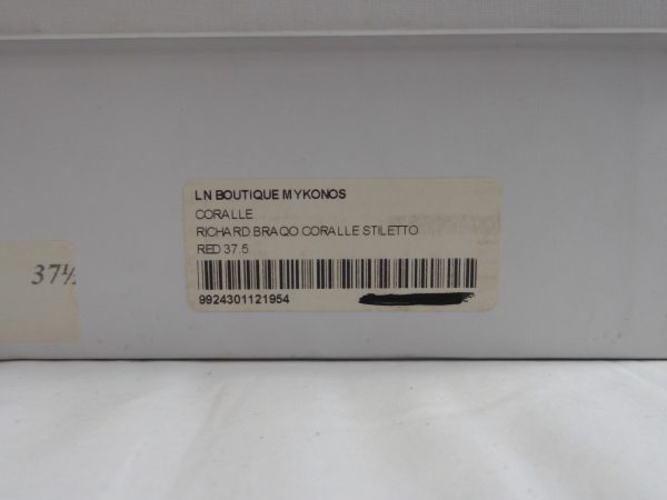 RARE Richard Braqo Coralle Rosso, Size 37.5 (4.5) - Image 7