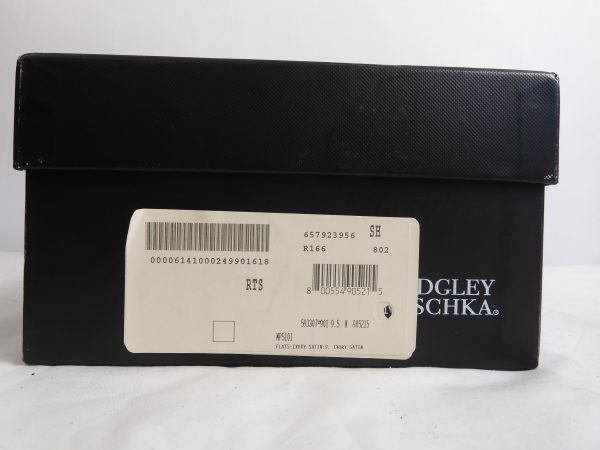 Badgley Mischka Octavia Ivory Satin Flats, Size 9.5 (7.5). - Image 8