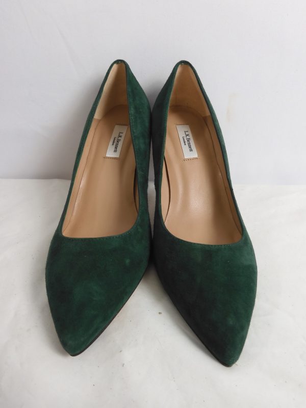 L.K. Bennett Suede Courts, Size 38 (5). - Image 3