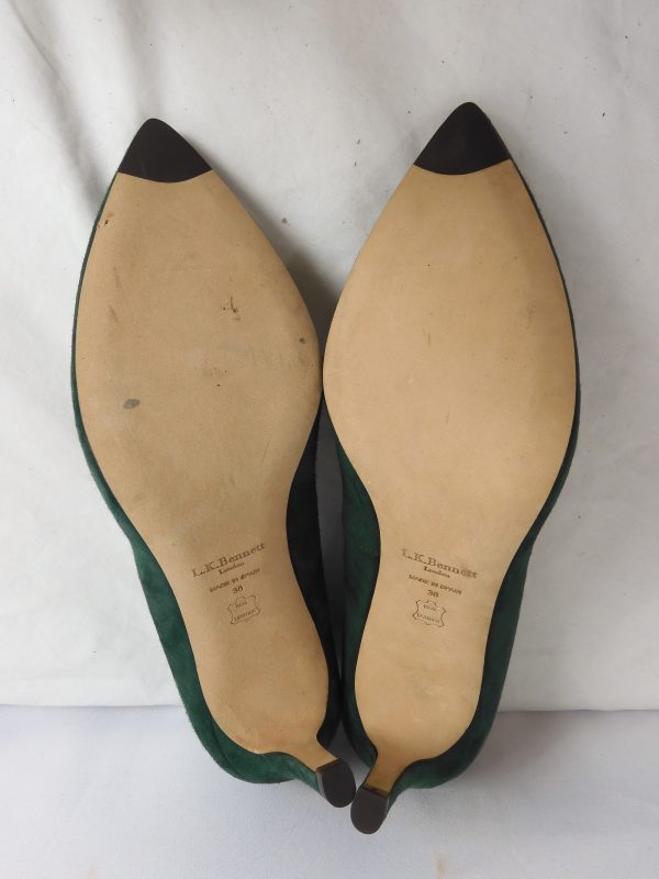 L.K. Bennett Suede Courts, Size 38 (5). - Image 6