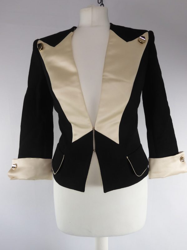 Elisabetta Franchi Giacca Jacket, Size 40, (8).