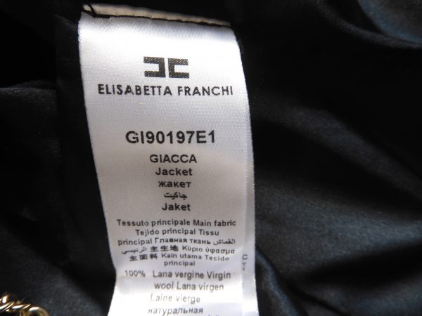 Elisabetta Franchi Giacca Jacket, Size 40, (8). - Image 7