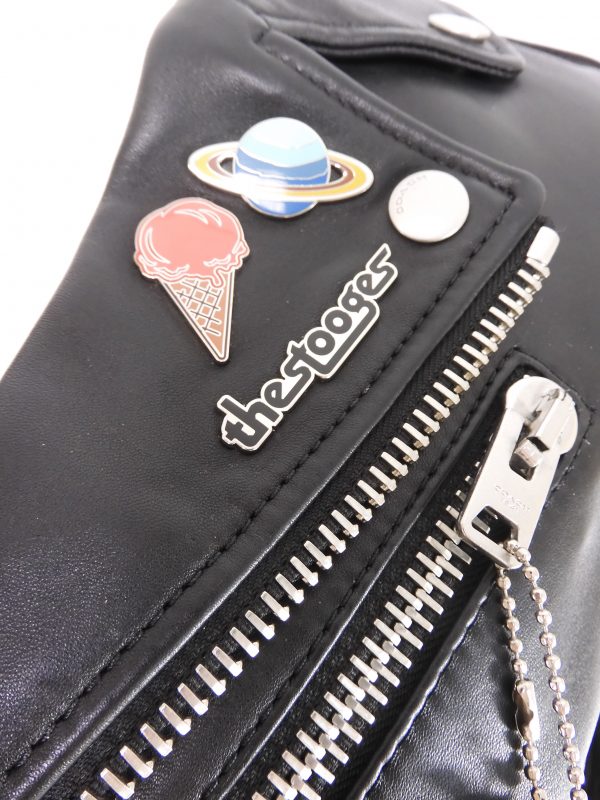 Coach Nasa Leather jacket, Size 8 - Image 3