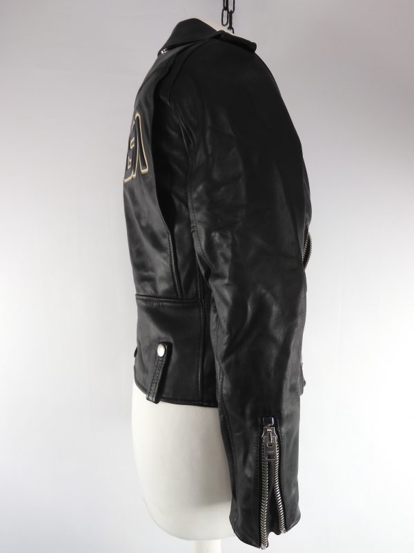 Coach Nasa Leather jacket, Size 8 - Image 5