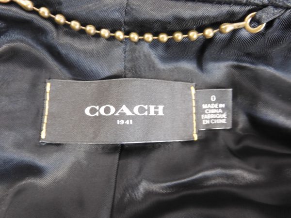 Coach Nasa Leather jacket, Size 8 - Image 7
