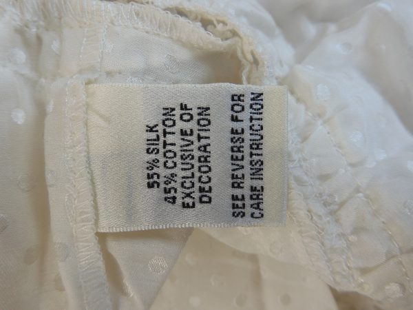 Rohit Zilkha Silk Blouse, Size 12. - Image 5