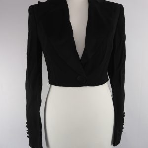 Louis Feraud Cropped Blazer, Size 8