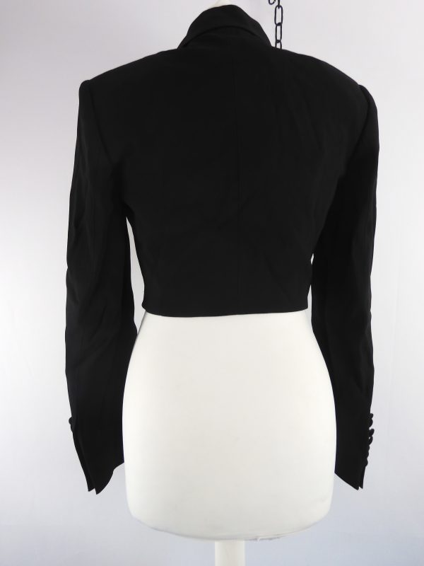 Louis Feraud Cropped Blazer, Size 8 - Image 4
