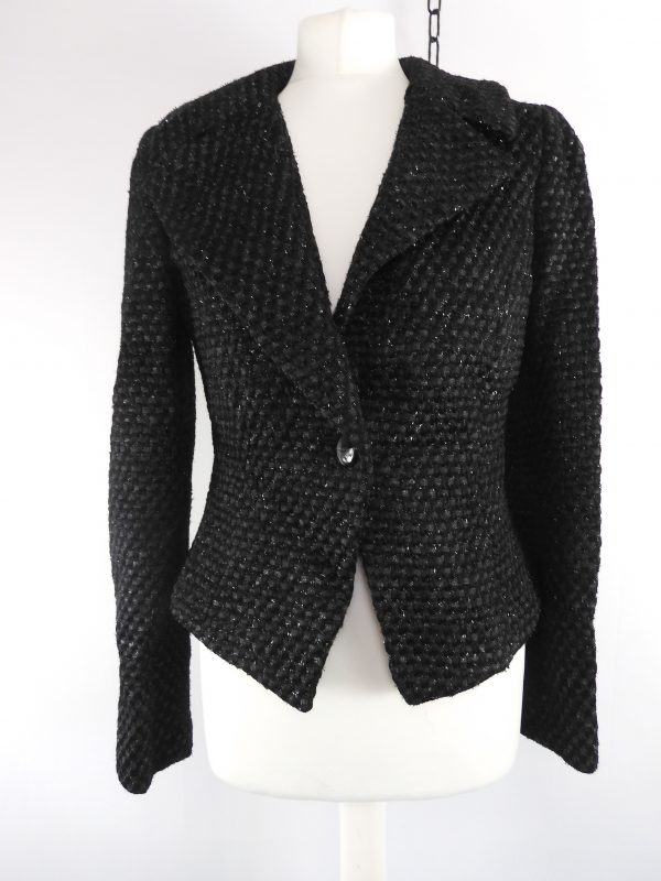 Anne Klein New York Tweed Jacket, Size 8.