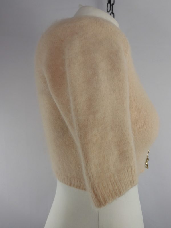 Elisabetta Franchi Cropped Cardigan, Size 42, (M). - Image 3