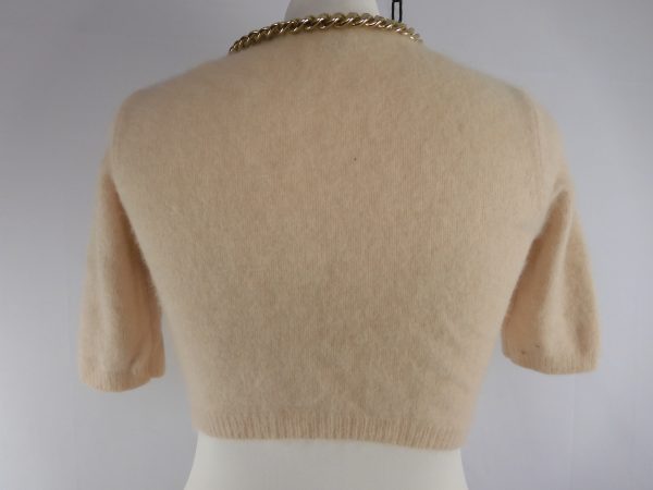 Elisabetta Franchi Cropped Cardigan, Size 42, (M). - Image 4