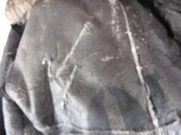 Dolce & Gabbana Lupin Leather Coat, Size 40 (S). - Image 5