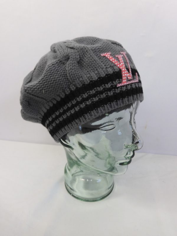 Louis Vuitton Monogram Wool Beret, One Size. - Image 2