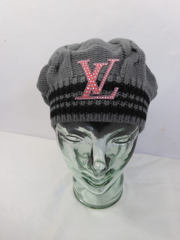 Louis Vuitton Monogram Wool Beret, One Size.