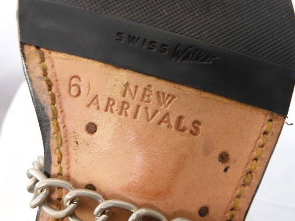 New Arrivals by Ilkyaz Ozel White Cowboy Boots, Size 6. - Image 5
