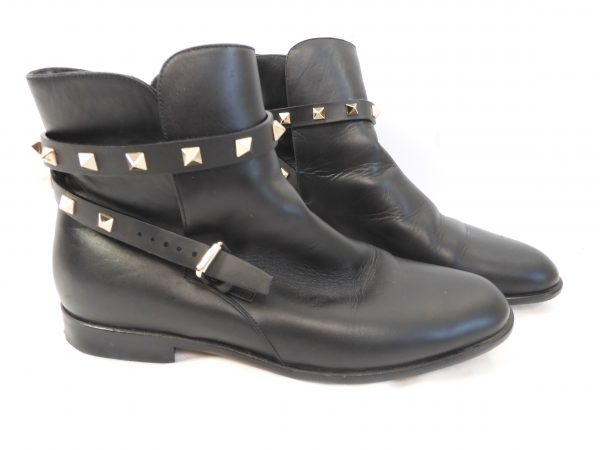 Valentino Rockstud Ankle Boot, Size 38.5 (5.5).