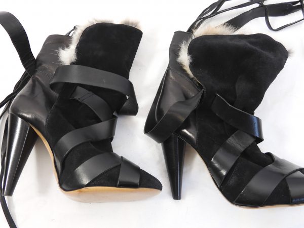 Isabel Marant Black Suede Neta Boots Size 36 (3). - Image 4