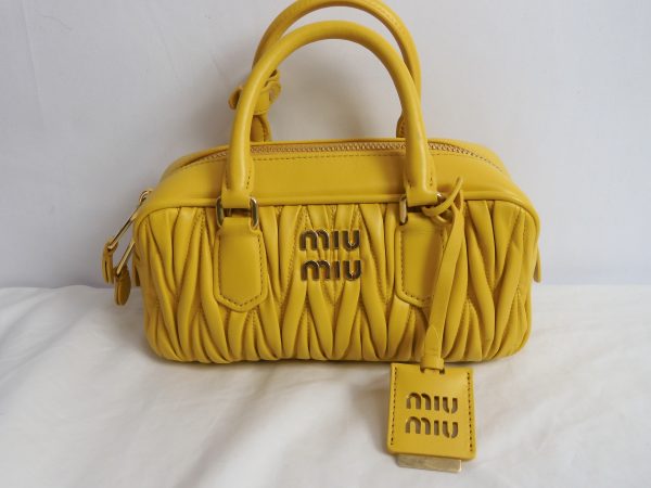 Miu Miu Arcadie Matelassé leather bag