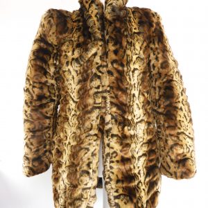 Miscreants Faux Fur Leopard / Cheetah Print, Size S-M
