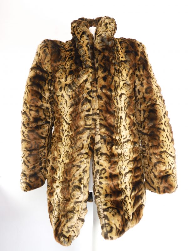 Miscreants Faux Fur Leopard / Cheetah Print, Size S-M