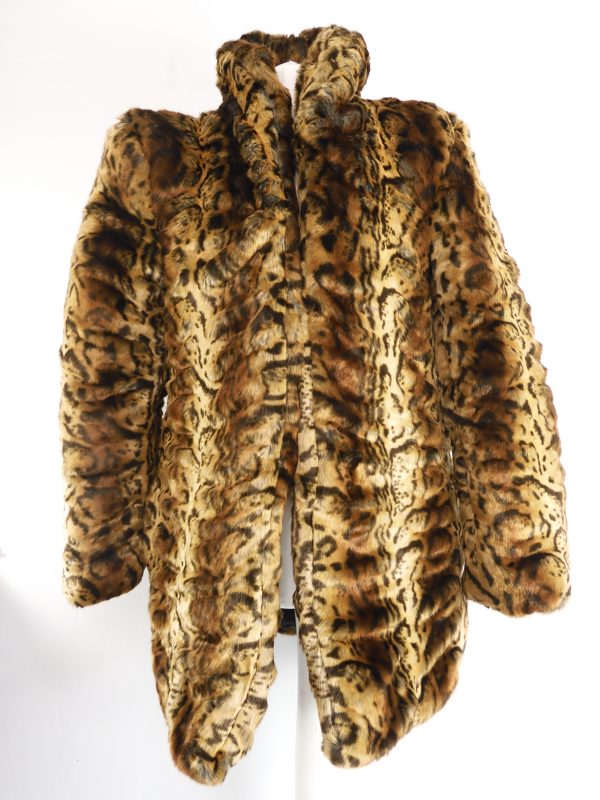 Miscreants Faux Fur Leopard / Cheetah Print, Size S-M - Image 3