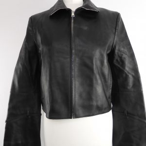 Wandler Electra Black Leather Jacket, Size S.