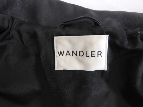 Wandler Electra Black Leather Jacket, Size S. - Image 7