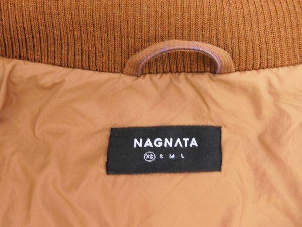 Nagnata Wool Check Bomber Jacket, Size XS. - Image 6