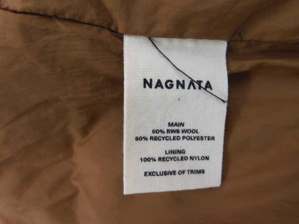 Nagnata Wool Check Bomber Jacket, Size XS. - Image 7