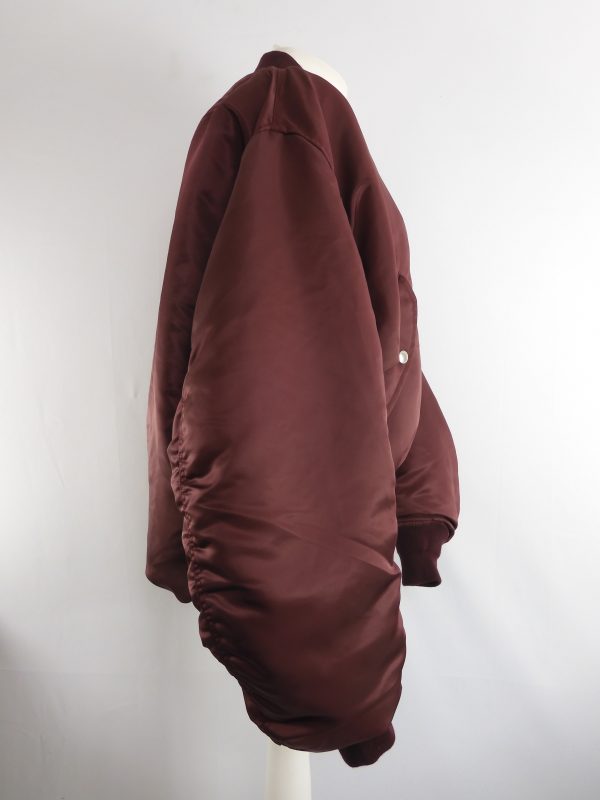 John Lawrence Sullivan Nylon Massive Round Sleeve Bomber Jacket, Size L. - Image 3