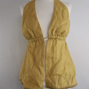 Sanne, Mirage Verde Halter Neck Top, Size 8.